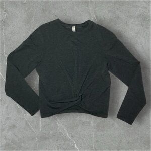 Lululemon Cropped Long Sleeve Top